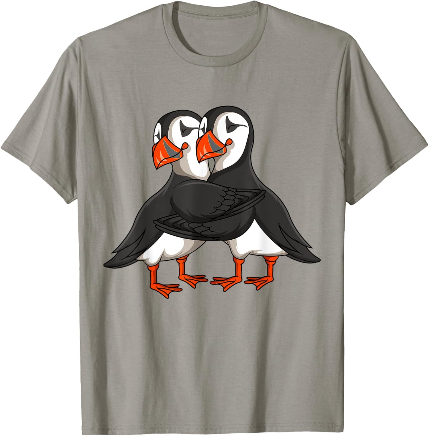 Puffin Lover Kids Girls Women Puffin Bird T-Shirt - T-Shirt | Sand