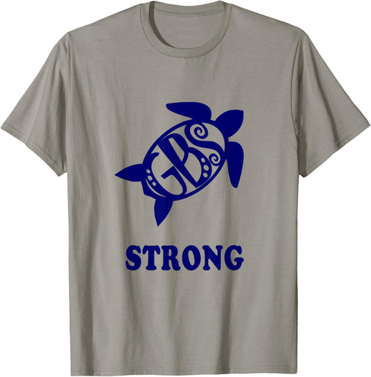 GBS turtle STRONG Guillain Barre syndrome survivor T-Shirt - T-Shirt | Sand