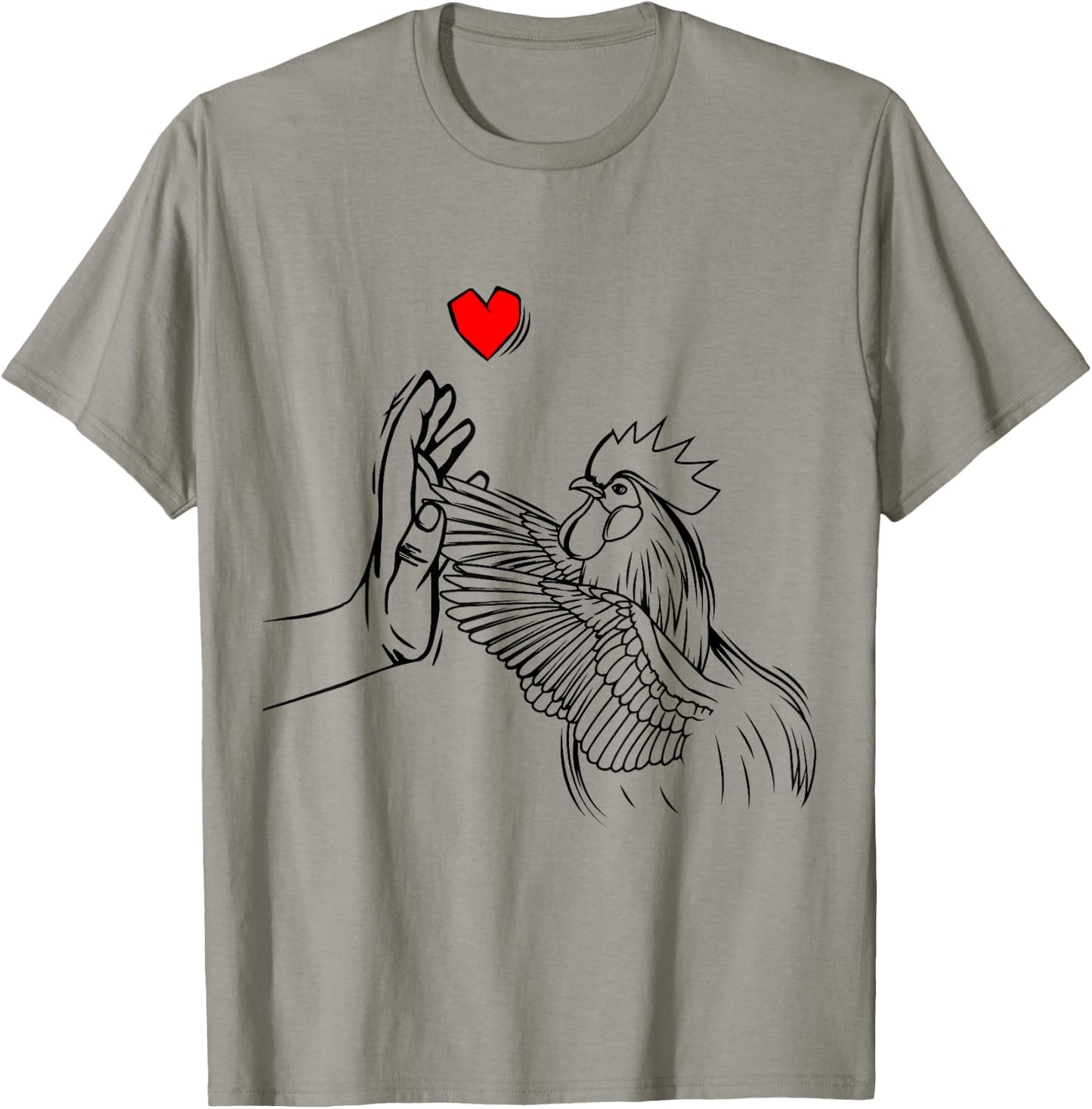 Chicken Love Women Farmer Girls Kids T-Shirt - T-Shirt | Sand