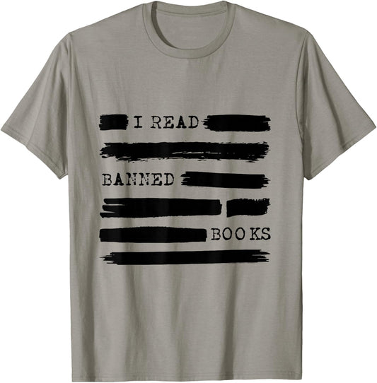 I Read Banned Books Banned Books Week Gift Librarian Teacher Small T-Shirt - T-Shirt | Sand