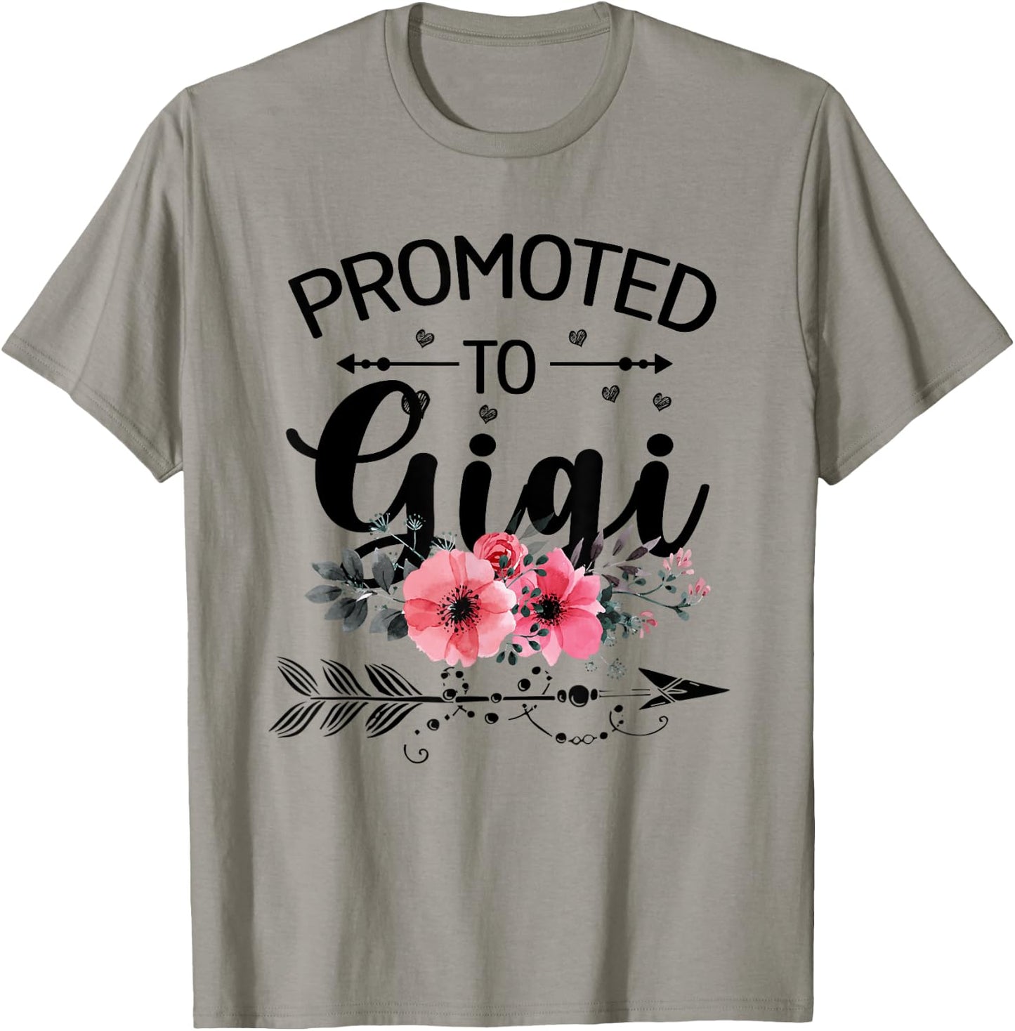 Promoted To Gigi Announcement Funny New Gigi Mothers Day T-Shirt - T-Shirt | Sand