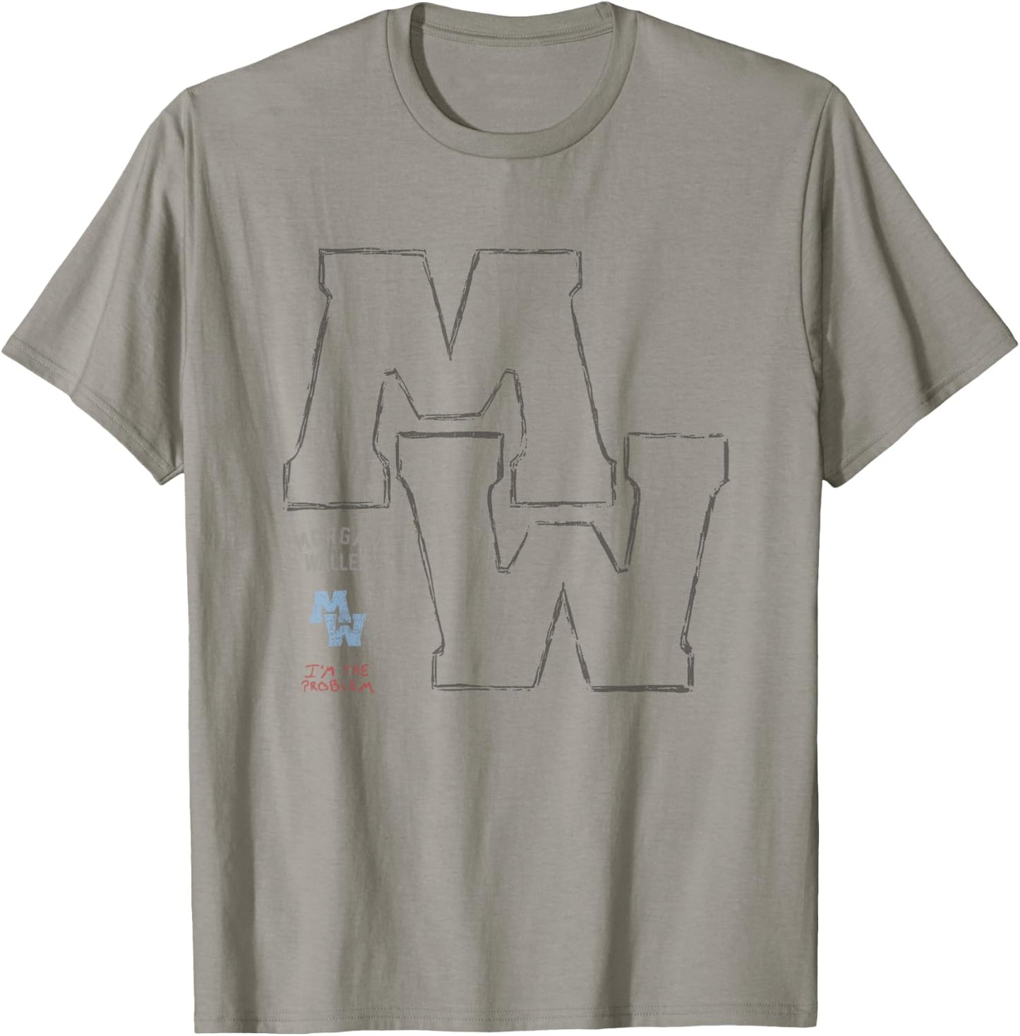 Official Morgan Wallen Sketch Logo T-Shirt - T-Shirt | Sand