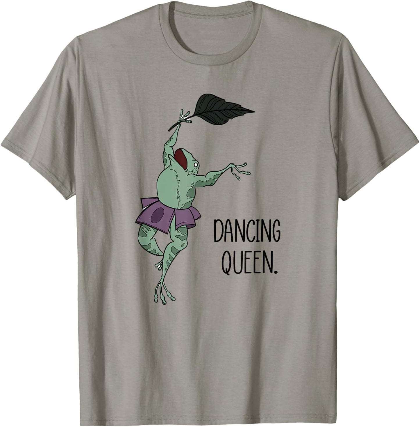 Dancing Queen Frog Ballet Dance T-Shirt - T-Shirt | Sand