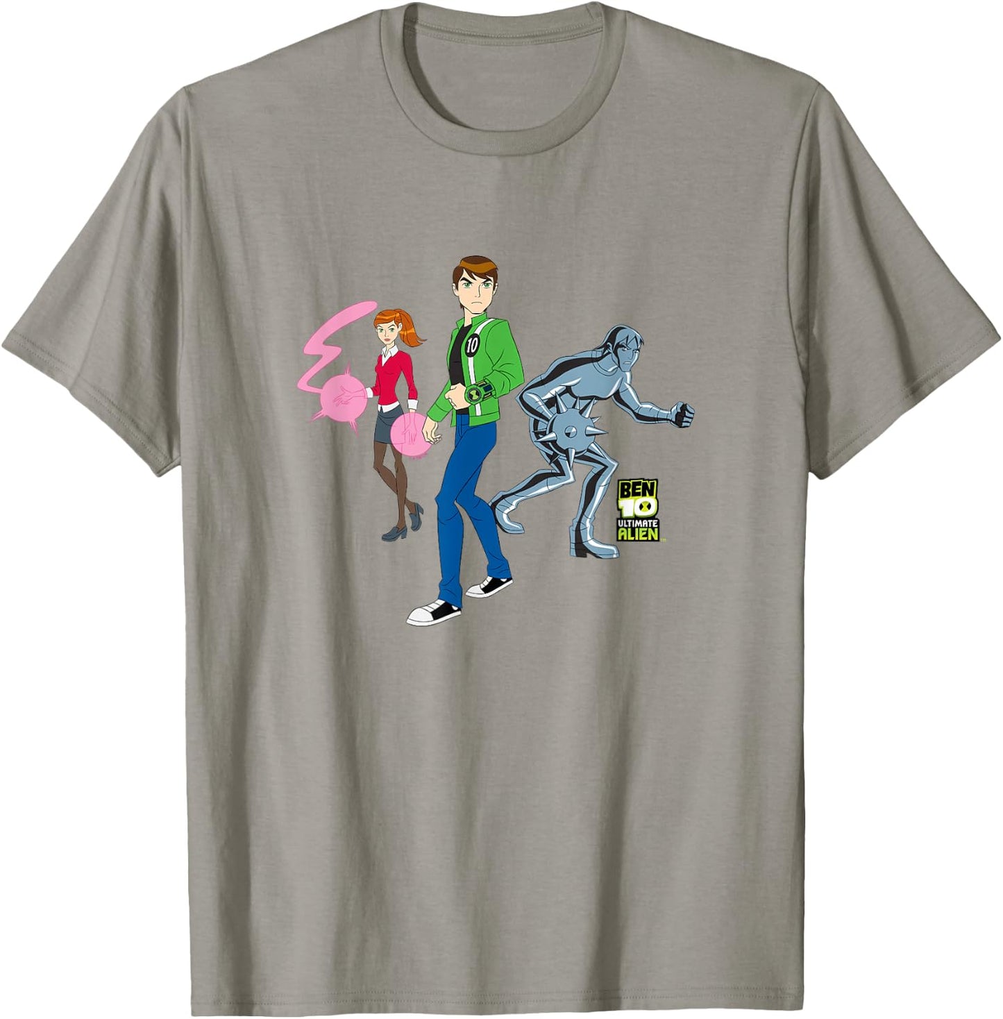 Ben 10 Ultimate Alien: Cosmic Destruction Ben Gwen & Kevin T-Shirt - T-Shirt | Sand