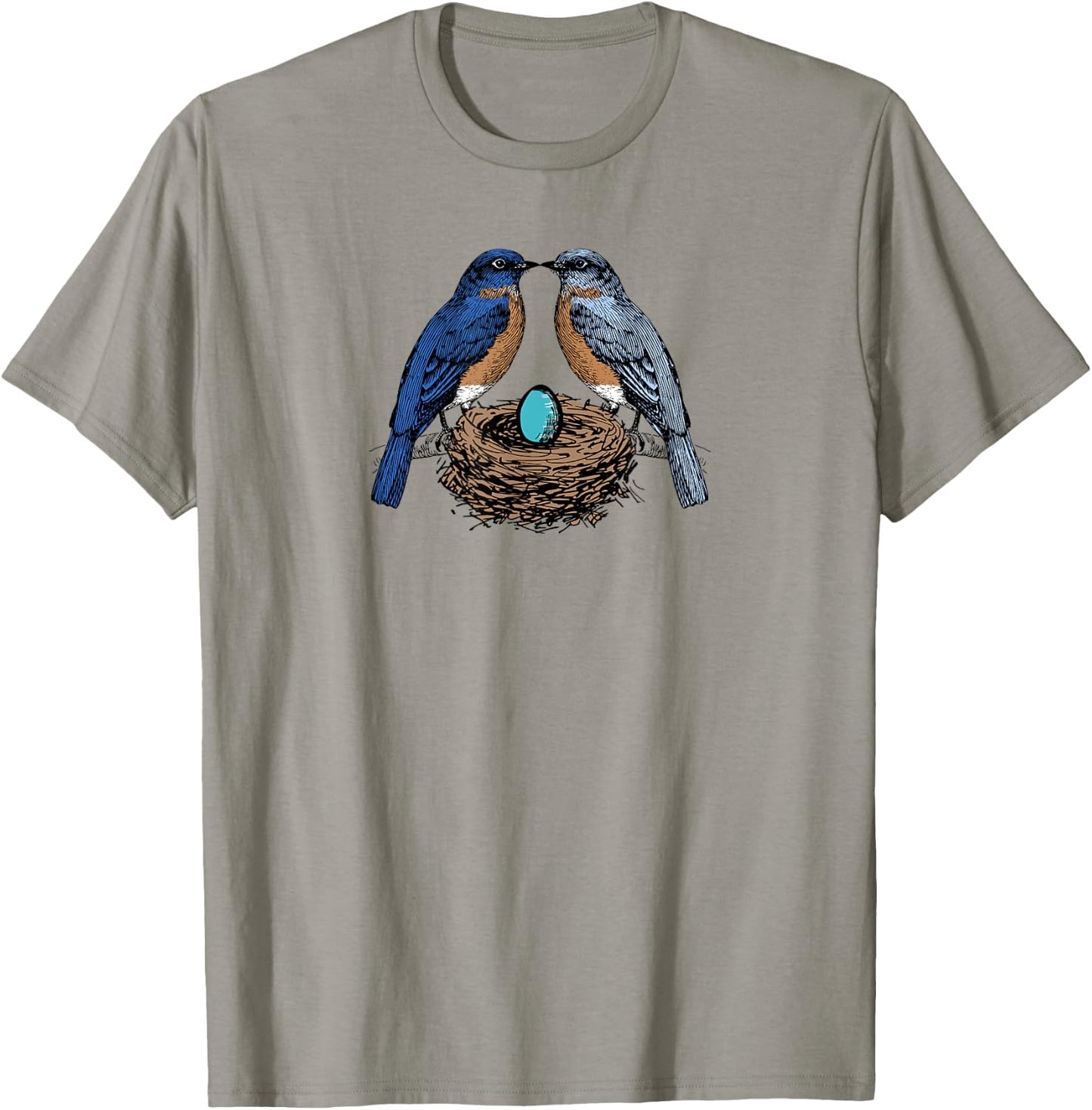 Bluebird shirt, Bluebirds nesting ornithologist T-Shirt - T-Shirt | Sand