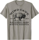 Wind Cave National Park Buffalo South Dakota Hike Outdoors T-Shirt - T-Shirt | Sand