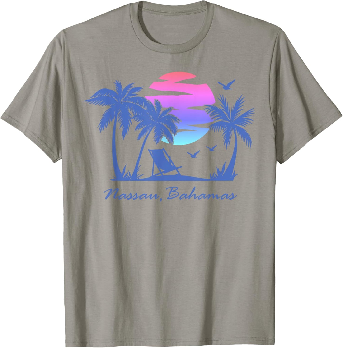 NASSAU BAHAMAS Beach Vacation Spring Break Honeymoon Retro T-Shirt - T-Shirt | Sand