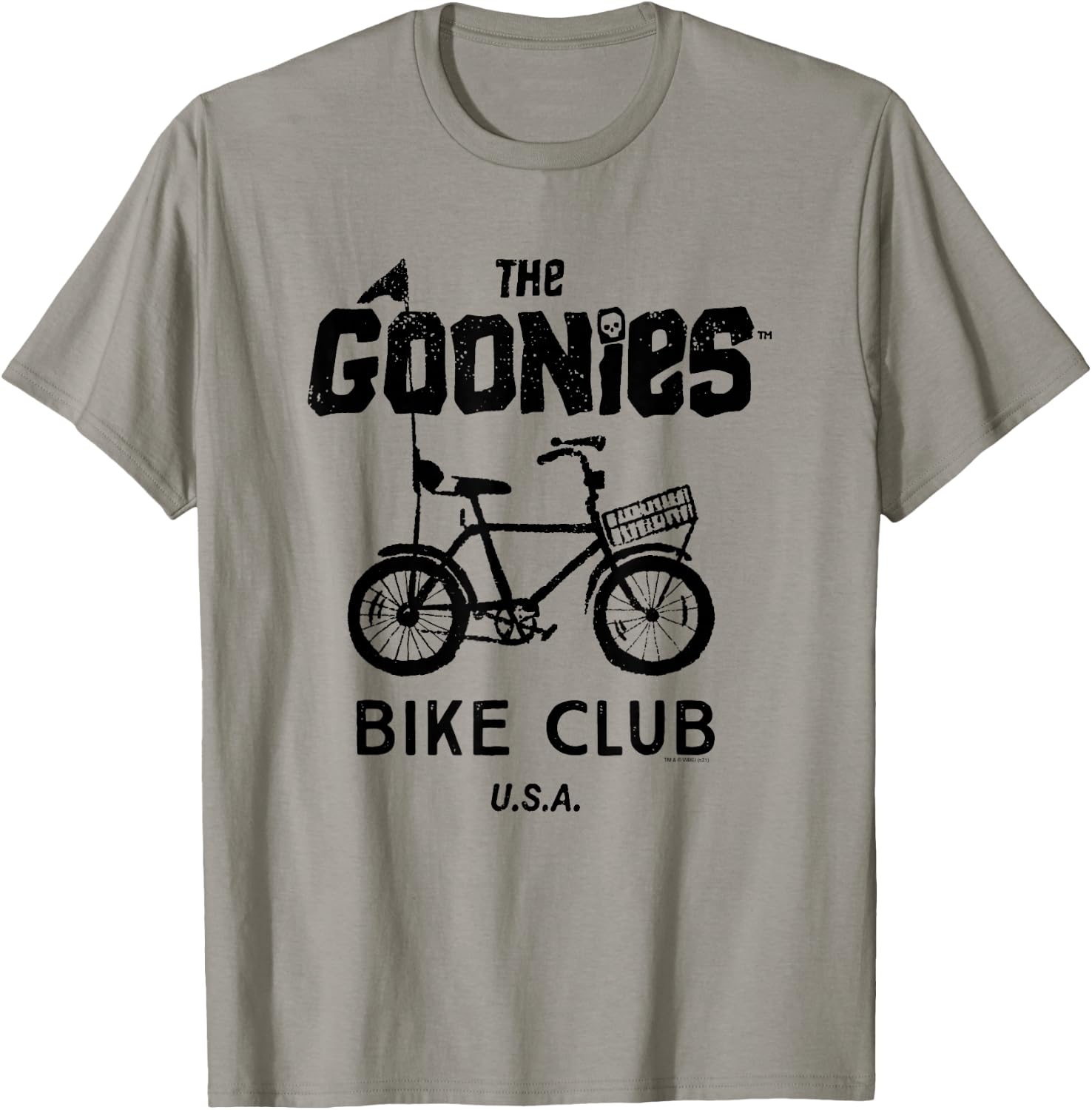 The Goonies Bike Club Black Logo Movie T-Shirt - T-Shirt | Sand