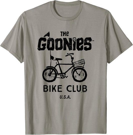 The Goonies Bike Club Black Logo Movie T-Shirt - T-Shirt | Sand