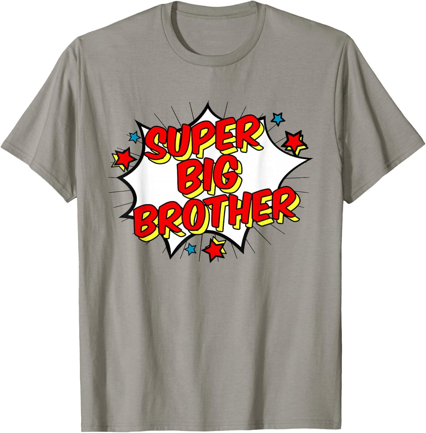 Superhero Super Big Brother Matching Sibling T-Shirt - T-Shirt | Sand