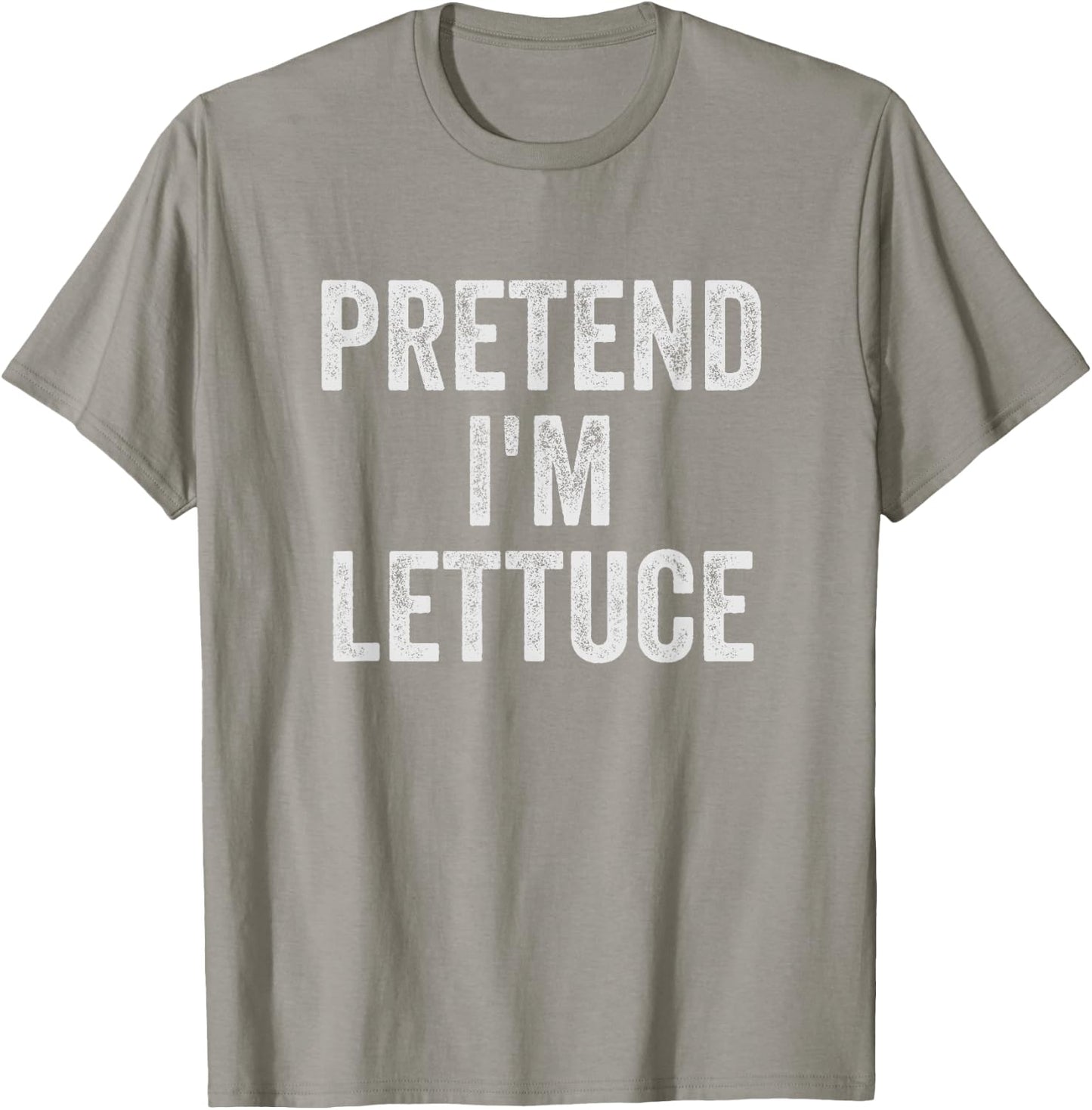 Lazy Halloween Costume Shirt Pretend I'm Lettuce Gift T-Shirt - T-Shirt | Sand