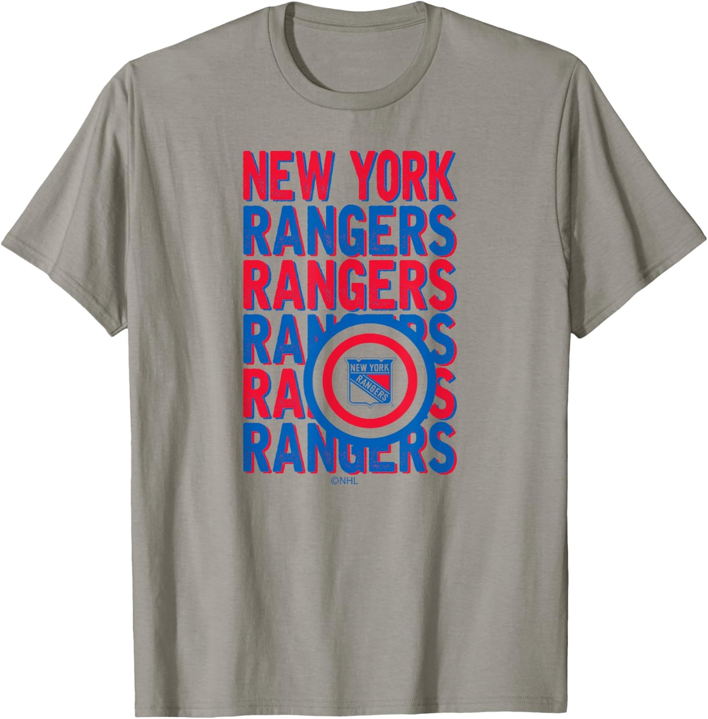 New York Rangers Repeat White Officially Licensed T-Shirt - T-Shirt | Sand