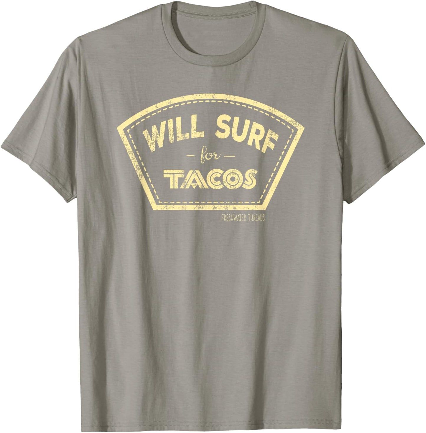 Will Surf For Tacos Kids T-Shirt - T-Shirt | Sand