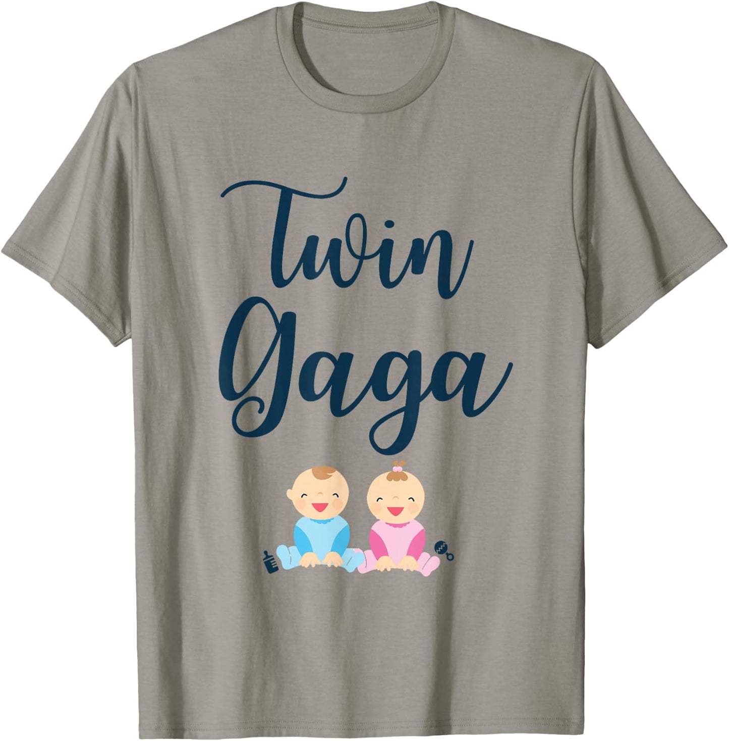 Cute Twin Gaga Of Twins Funny for New Gaga T-Shirt - T-Shirt | Sand