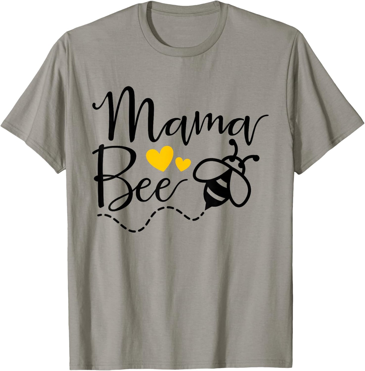 Mama Bee Mommy Bee Mother Bee Love Funny Cute Mother's Day T-Shirt - T-Shirt | Sand