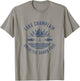 Lake Champlain Unsalted Shark Free Fishing Family Boat Gift T-Shirt - T-Shirt | Sand