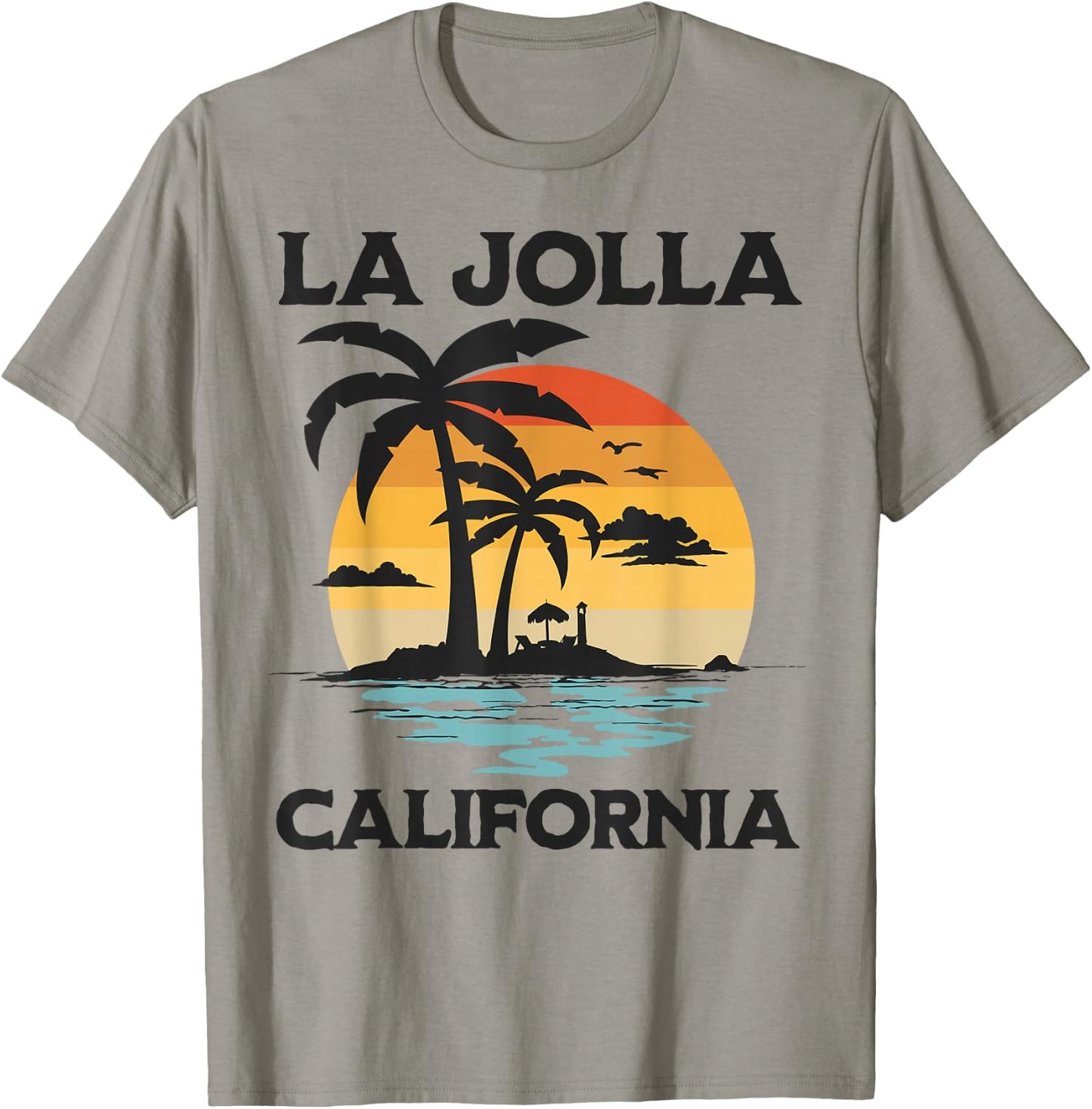 La Jolla California Beach Surf Summer Vacation Vintage T-Shirt - T-Shirt | Sand