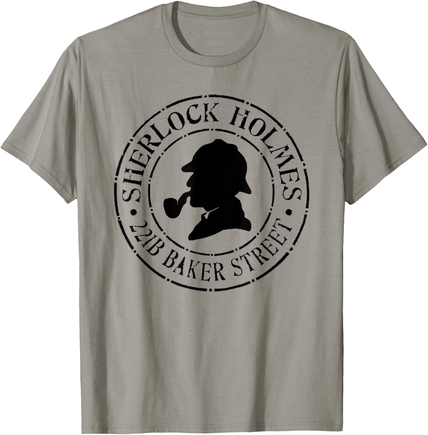Sherlock Holmes Quotes 221B Baker St. British Detective T-Shirt - T-Shirt | Sand