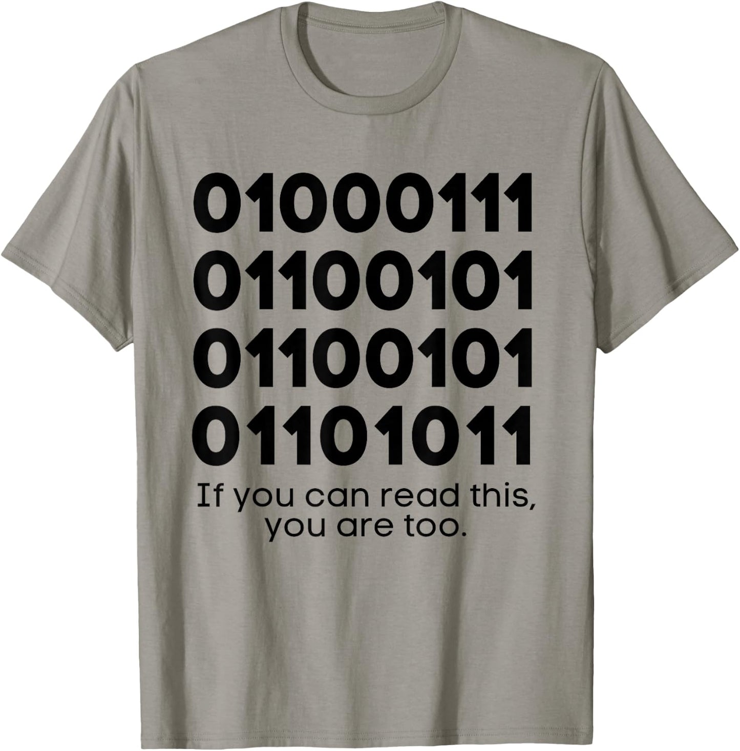 Computer Binary Code Funny Programmer Developer Geek IT T-Shirt - T-Shirt | Sand