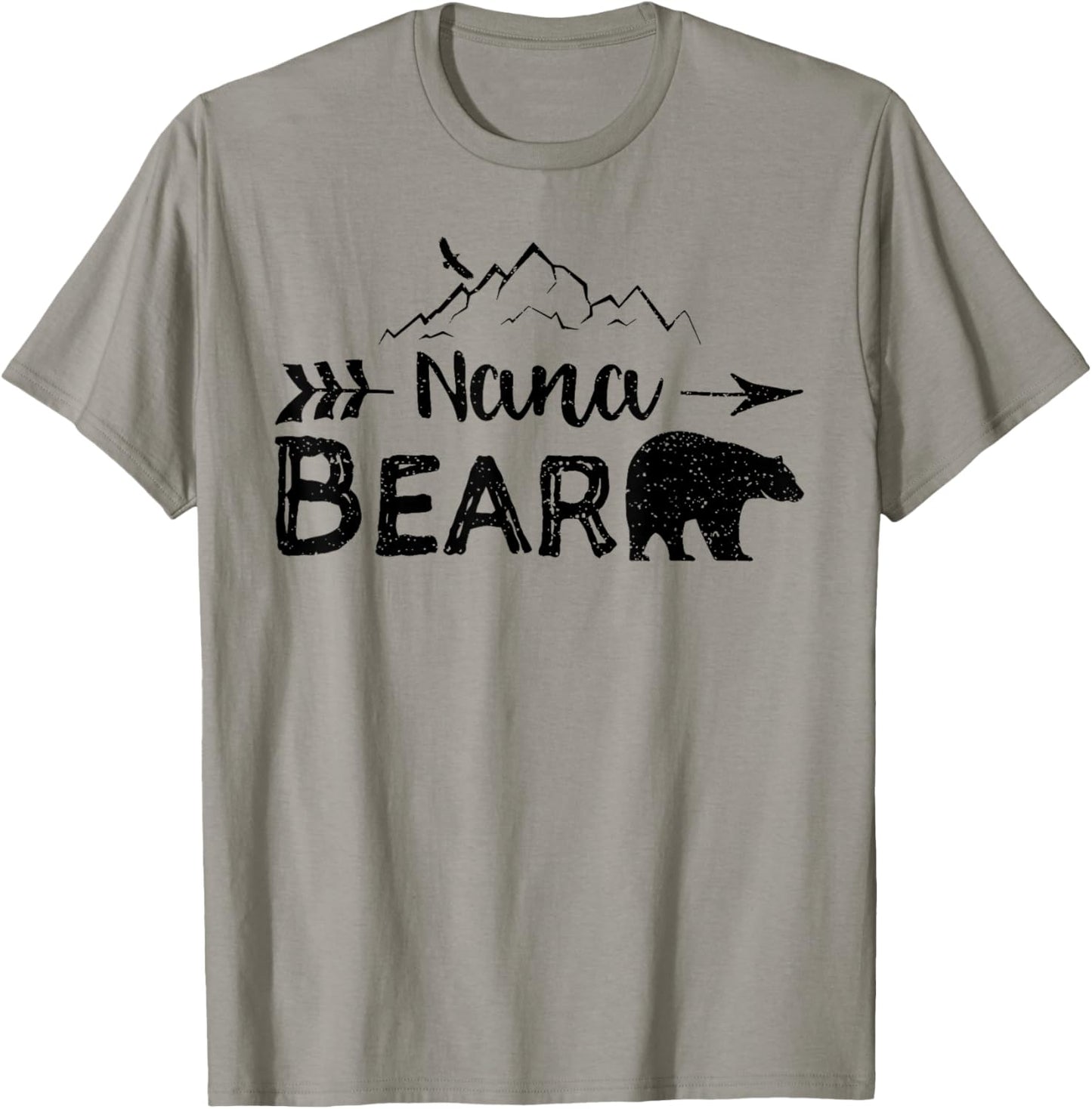 Nana Bear - Camping T-Shirt - T-Shirt | Sand
