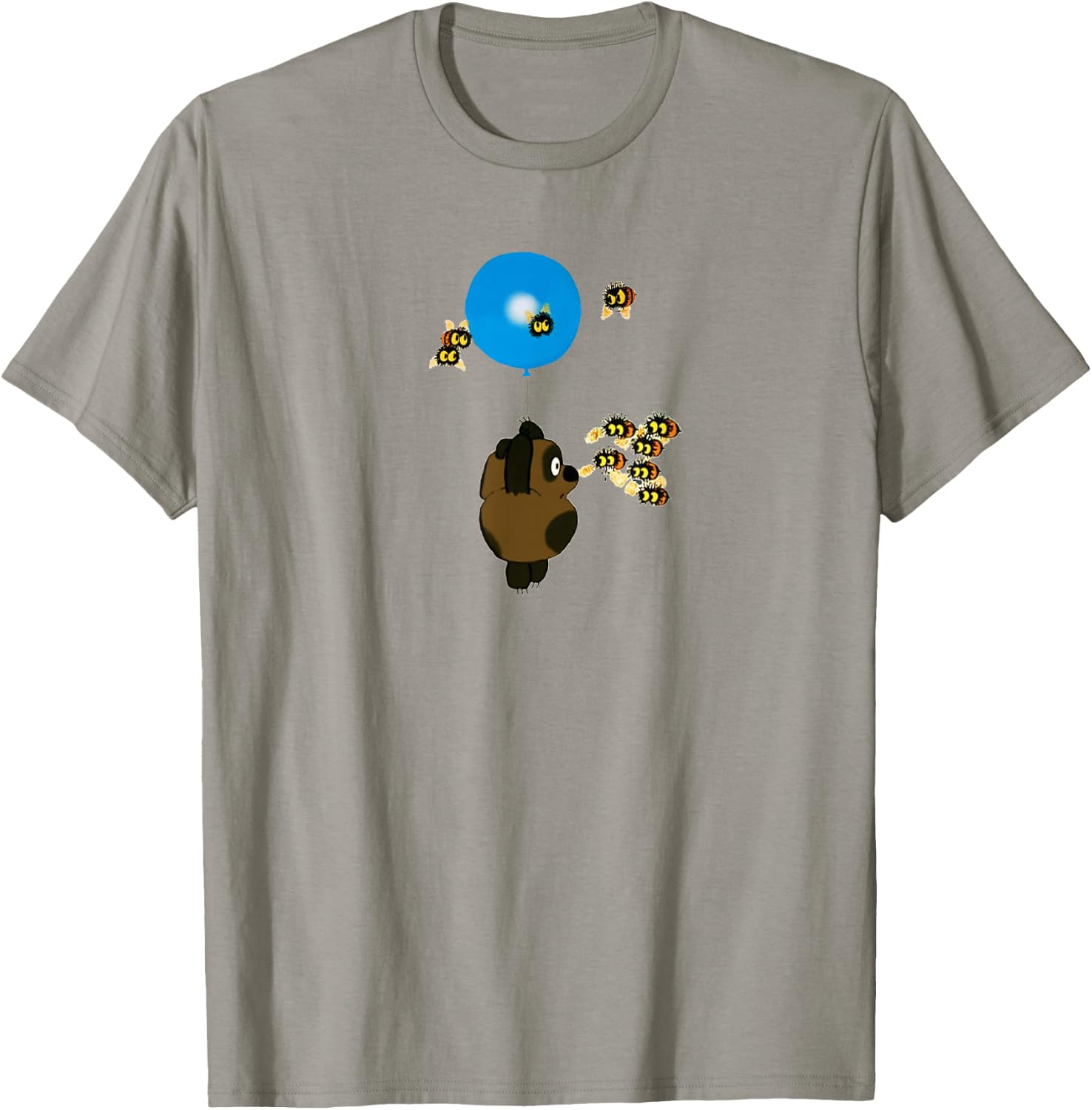 Funny Russian Vini Puh T-Shirt - T-Shirt | Sand