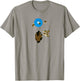 Funny Russian Vini Puh T-Shirt - T-Shirt | Sand
