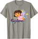 Dora the Explorer Live, Learn, Explore T-Shirt - T-Shirt | Sand