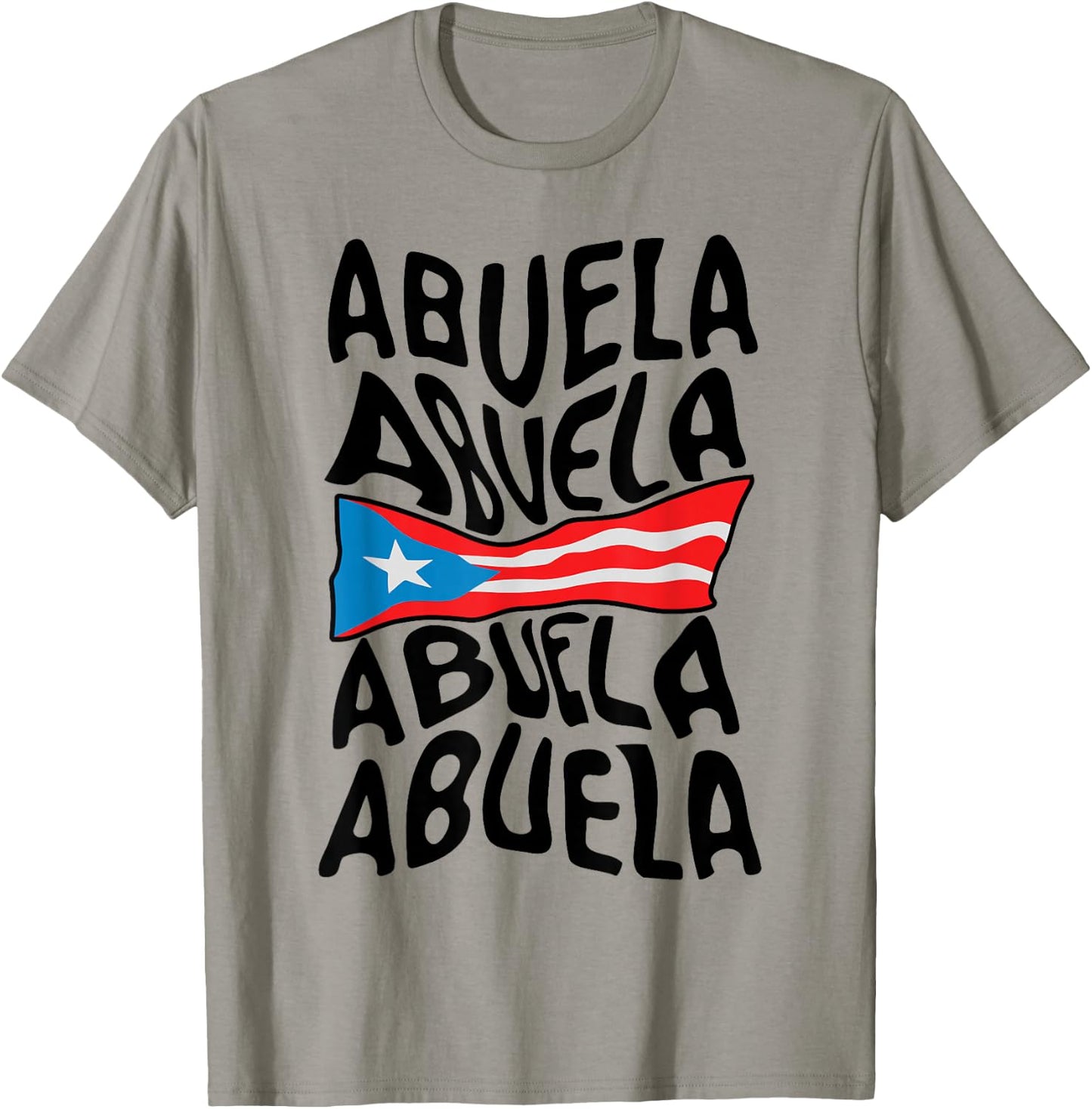 Abuela Puerto Rico Flag Puerto Rican Grandma Mothers Day T-Shirt - T-Shirt | Sand