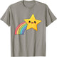 Shooting Rainbow Star T-Shirt - T-Shirt | Sand