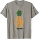 Pi Day Pineapple Funny Math Teacher 3.14 Symbol Dad Joke Pun T-Shirt - T-Shirt | Sand