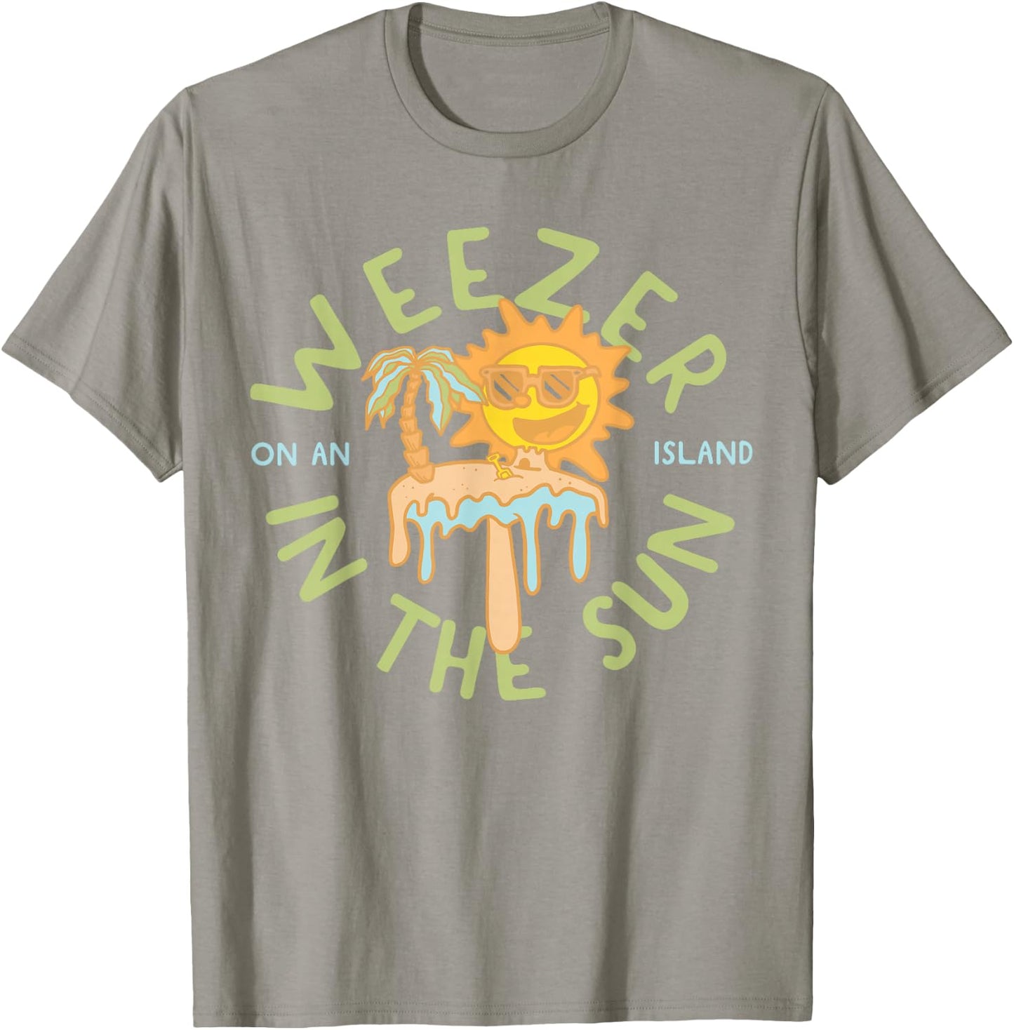 Weezer - On An Island In the Sun T-Shirt - T-Shirt | Sand