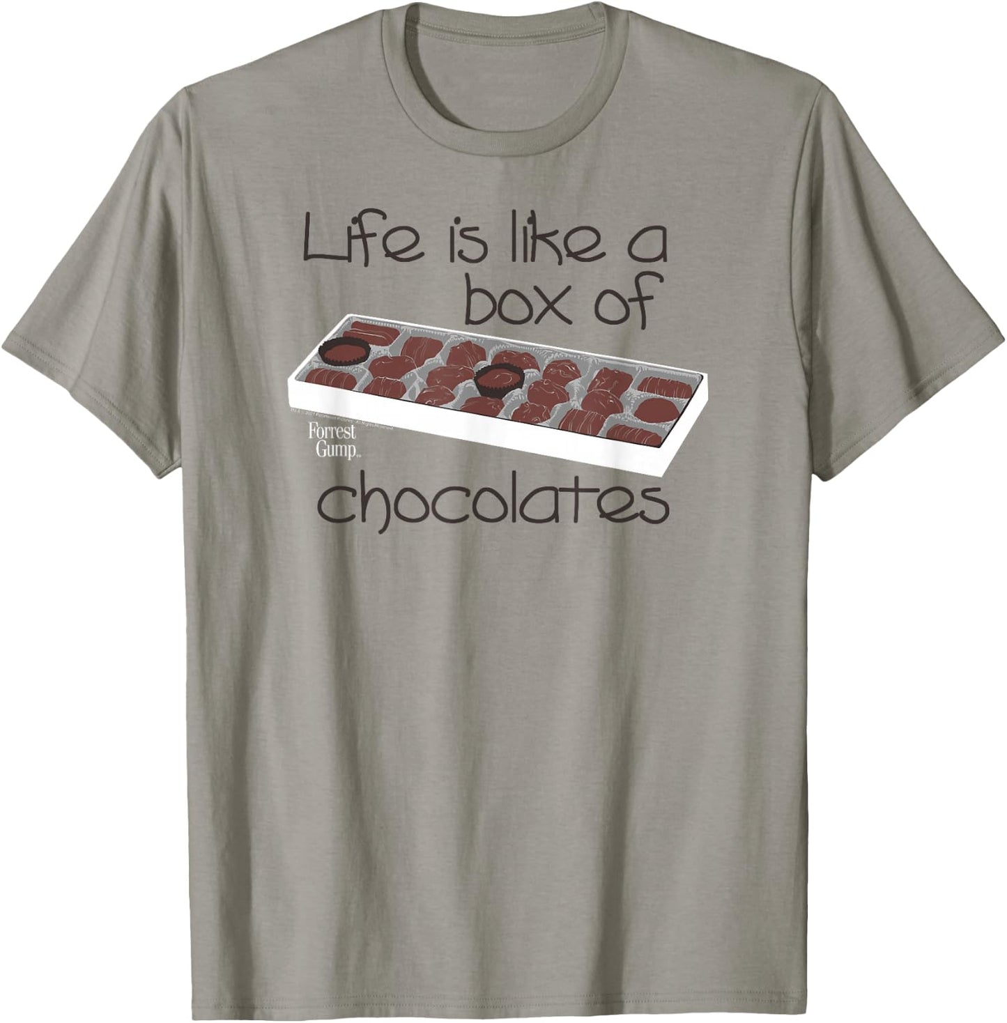 Forrest Gump Life is Like a Box of Chocolates T-Shirt - T-Shirt | Sand