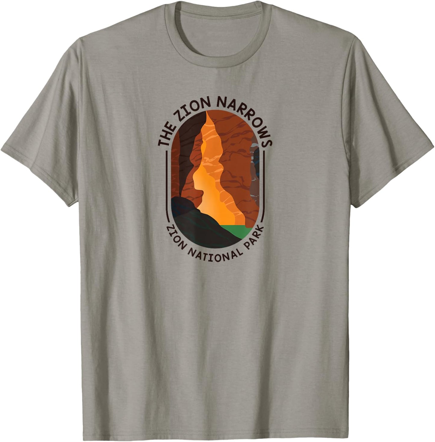 The Narrows - Zion National Park T-Shirt - T-Shirt | Sand