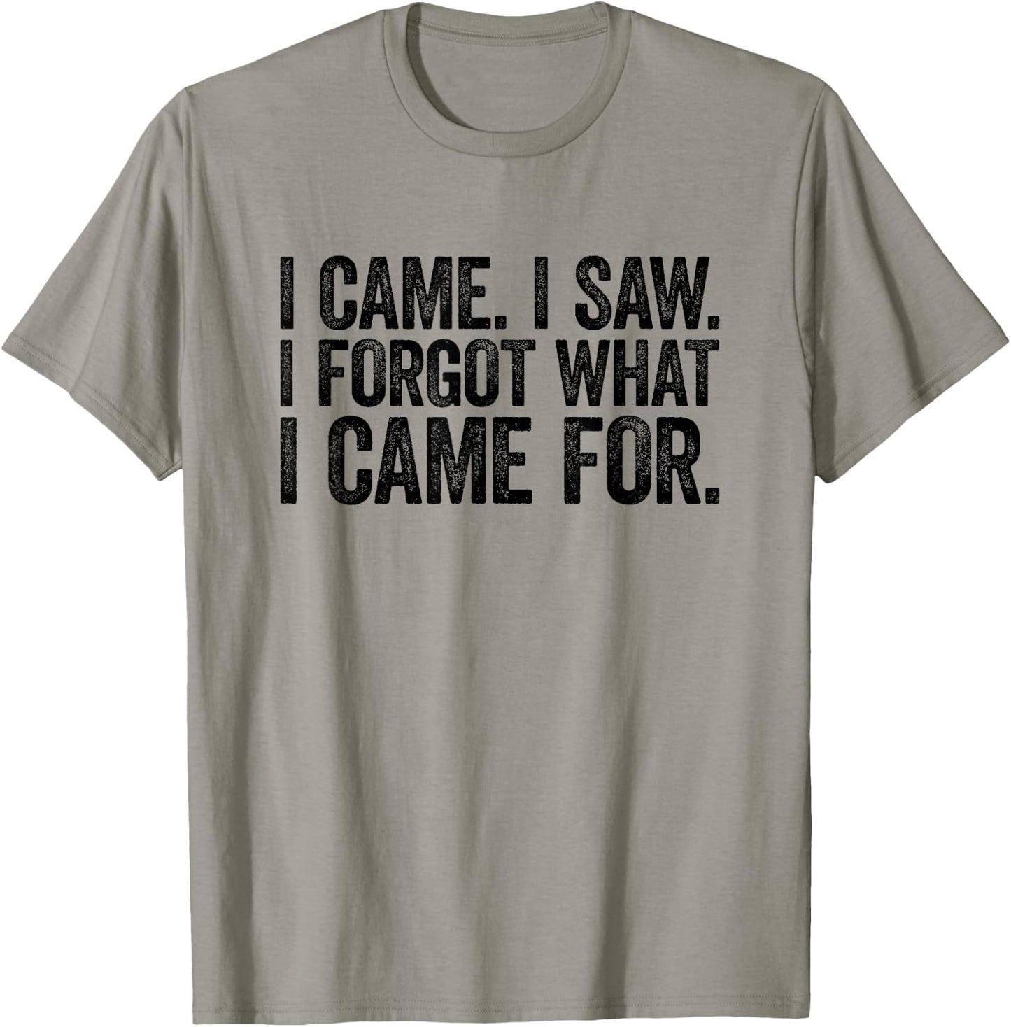 I Came I Saw I Forgot What I Came For T-Shirt - T-Shirt | Sand