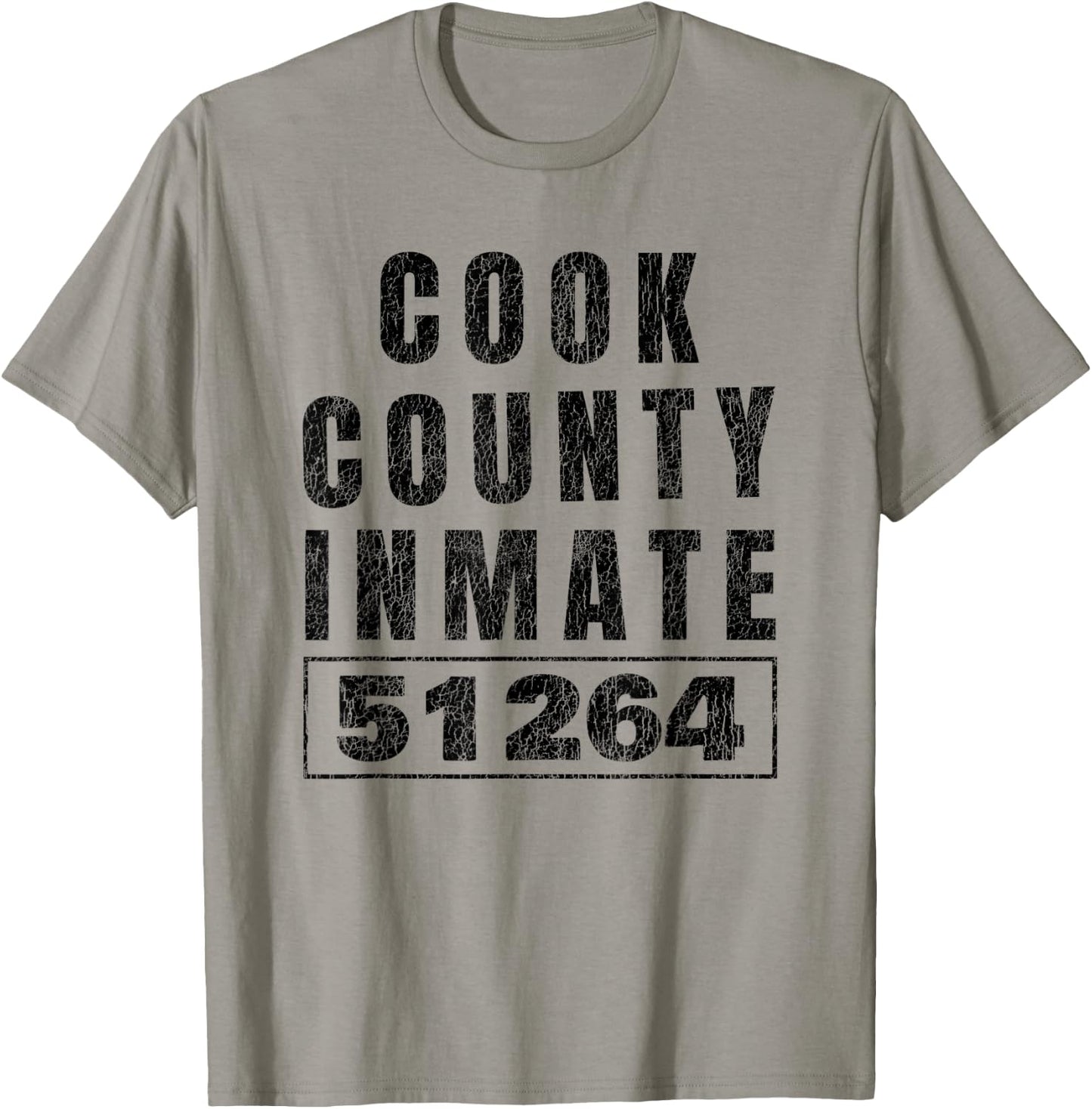 Prison Inmate Halloween Costume Cook County Illinois Orange T-Shirt - T-Shirt | Sand