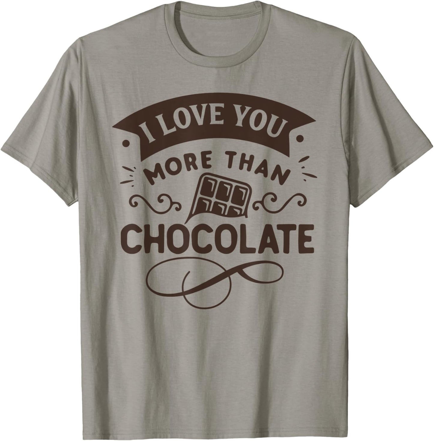 I Love You More Than Chocolate Funny Easter T-Shirt - T-Shirt | Sand