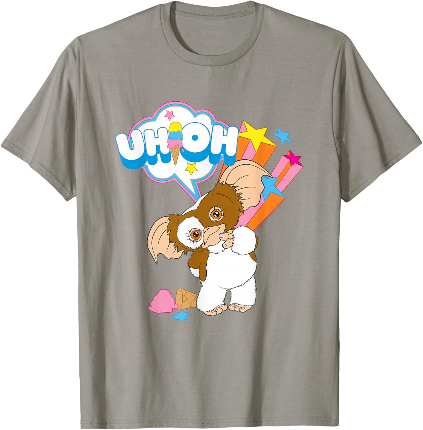 Gremlins Gizmo Uh Oh T-Shirt - T-Shirt | Sand
