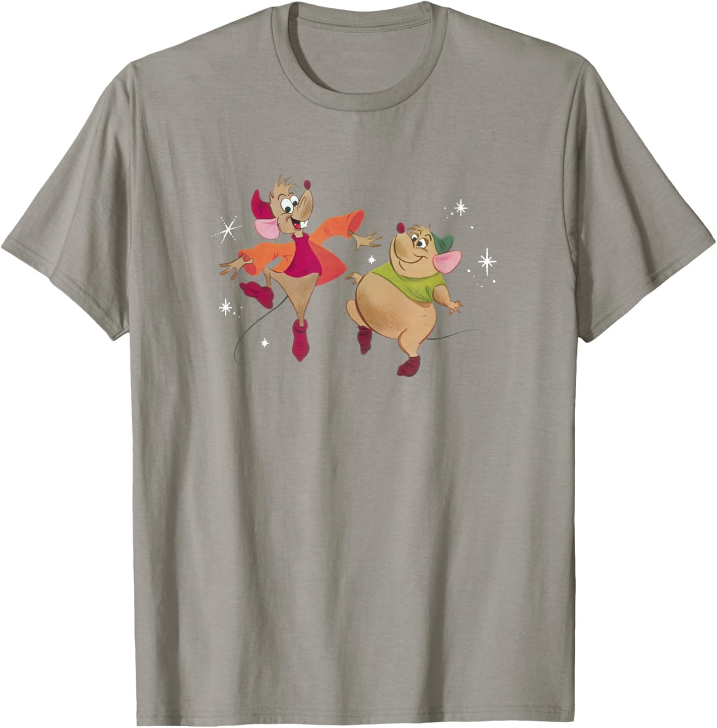 Disney Cinderella Jaq and Gus Sparkle Poster T-Shirt - T-Shirt | Sand