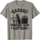 Funny Beer Garage Drinker Garage Drinking Team Captain T-Shirt - T-Shirt | Sand