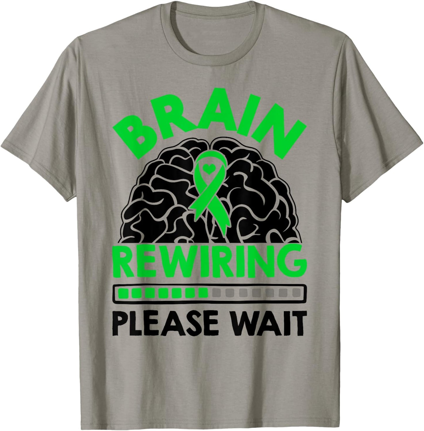 Neurology Neurodiversity Brain Rewiring Please Wait T-Shirt - T-Shirt | Sand