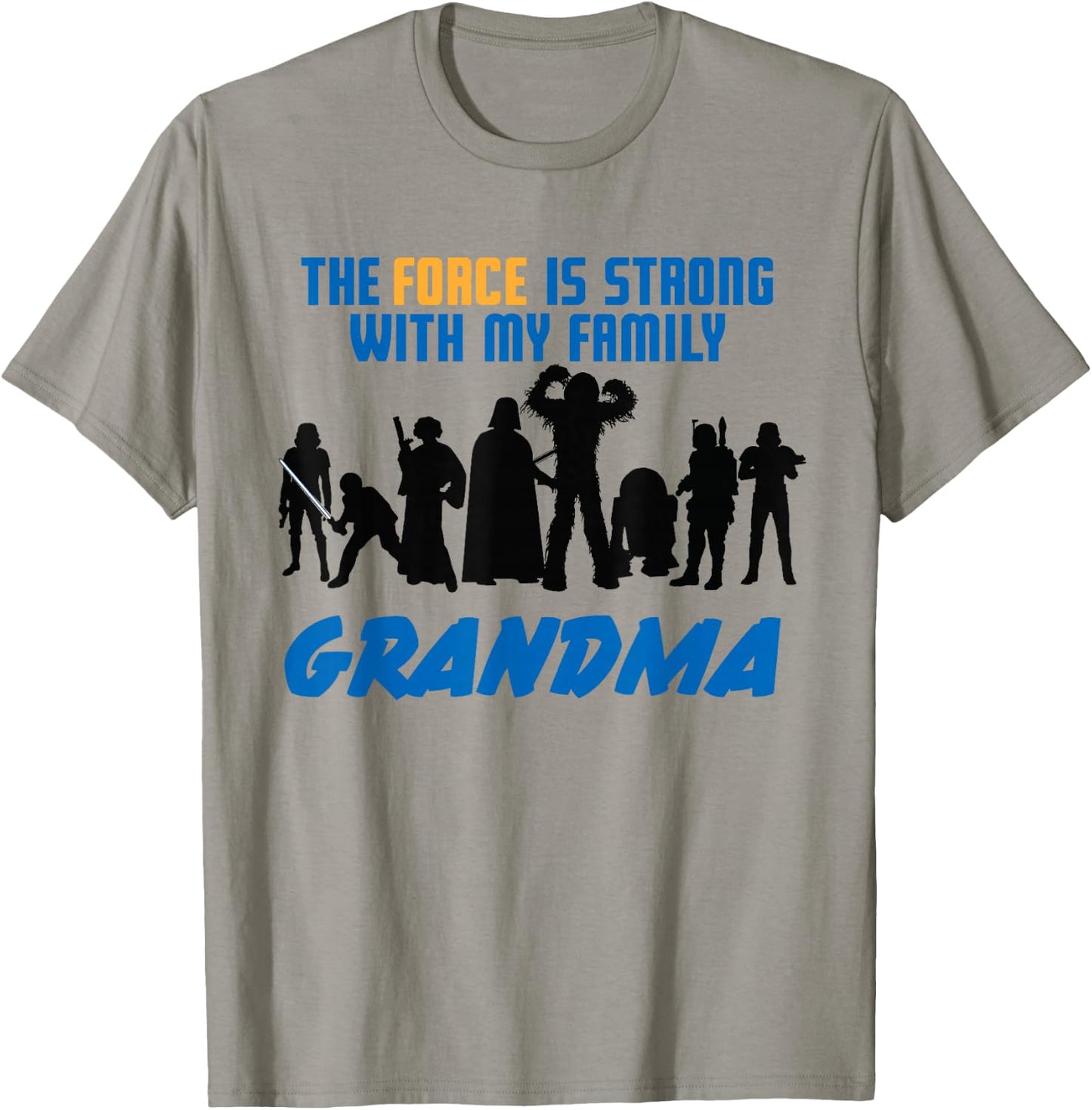 Star Wars The Force Matching Family GRANDMA T-Shirt - T-Shirt | Sand