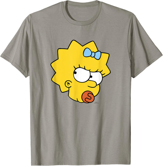 The Simpsons Maggie Simpson Angry Big Face T-Shirt - T-Shirt | Sand