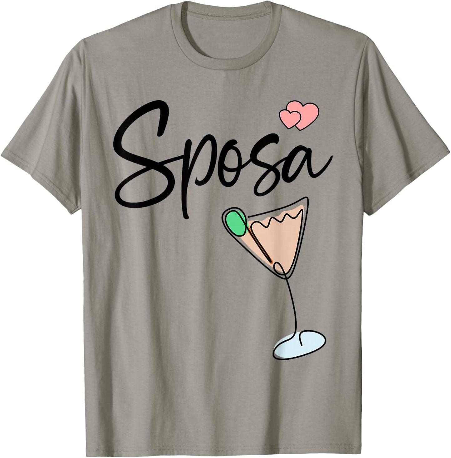 Wedding Bridal Party Italy Sposa Italian Bride T-Shirt - T-Shirt | Sand