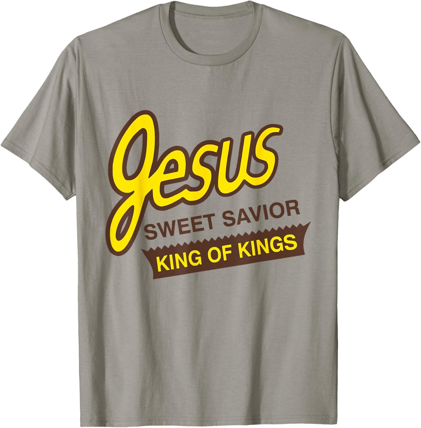 Jesus Sweet Savior King of Kings Christian Faith Design T-Shirt - T-Shirt | Sand