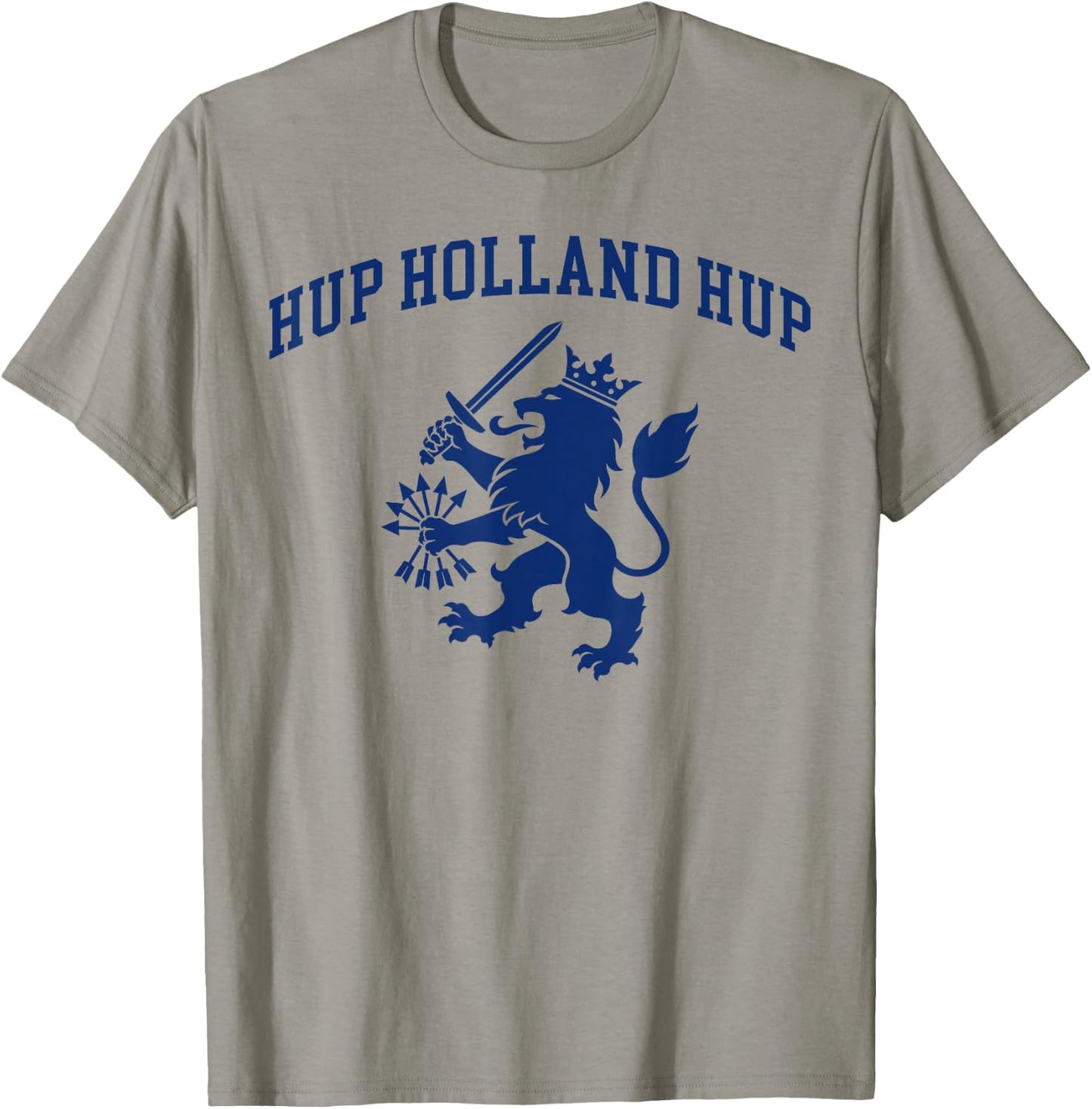 Hup Holland Hup Nederland Flag Dutch Lion Netherlands Pride T-Shirt - T-Shirt | Sand