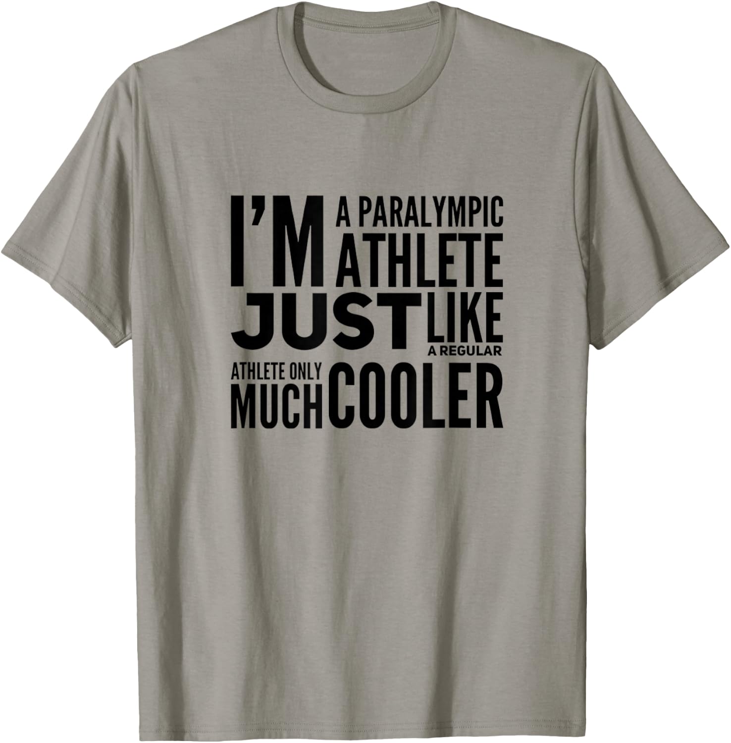 Funny Paralympic Athlete T-Shirt - T-Shirt | Sand