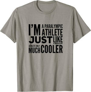 Funny Paralympic Athlete T-Shirt - T-Shirt | Sand