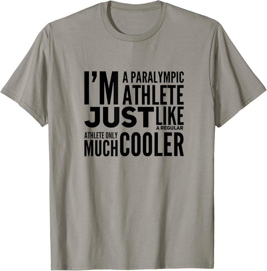 Funny Paralympic Athlete T-Shirt - T-Shirt | Sand