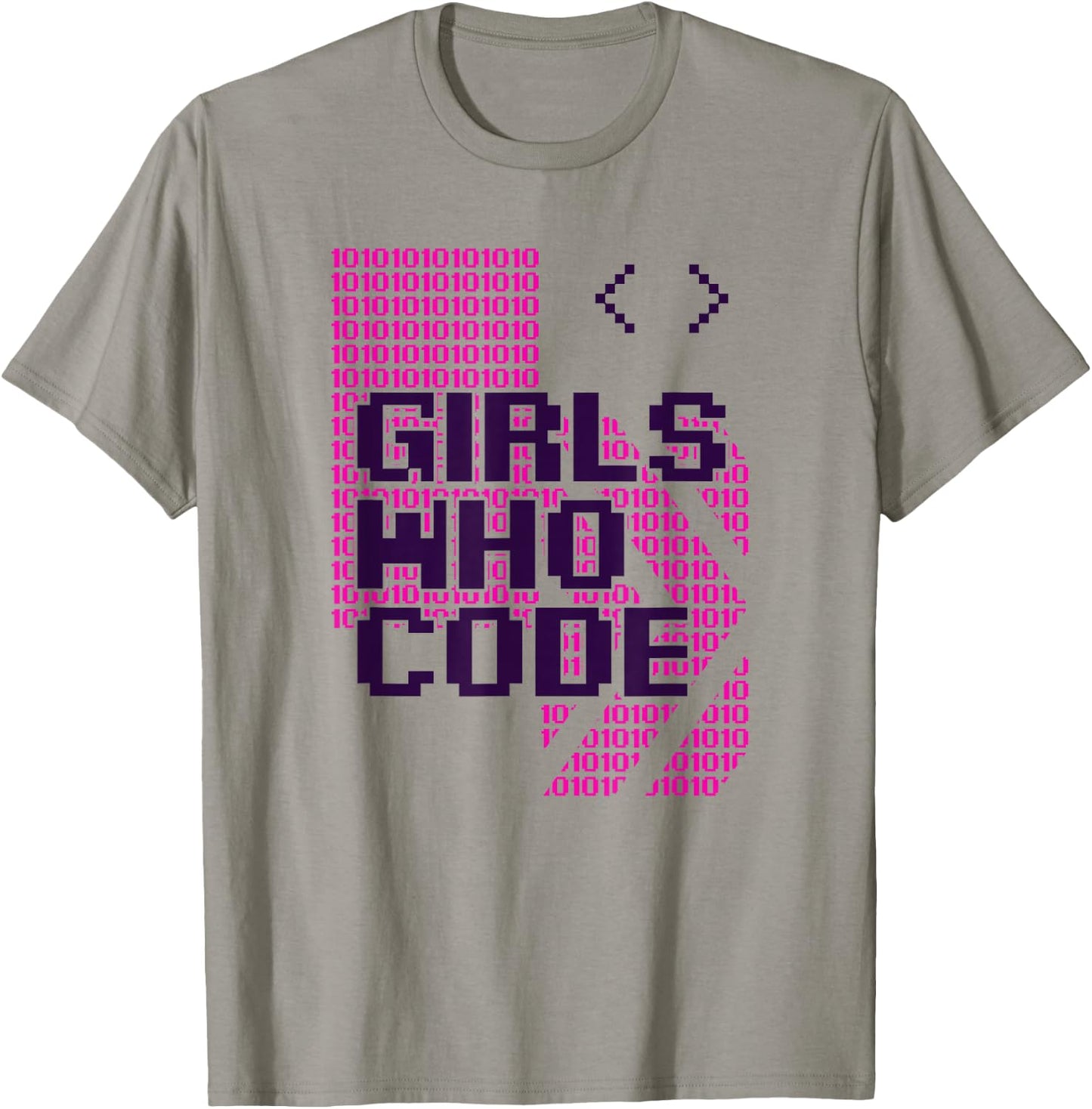 Girl Who Code Programmer Coder T-Shirt - T-Shirt | Sand