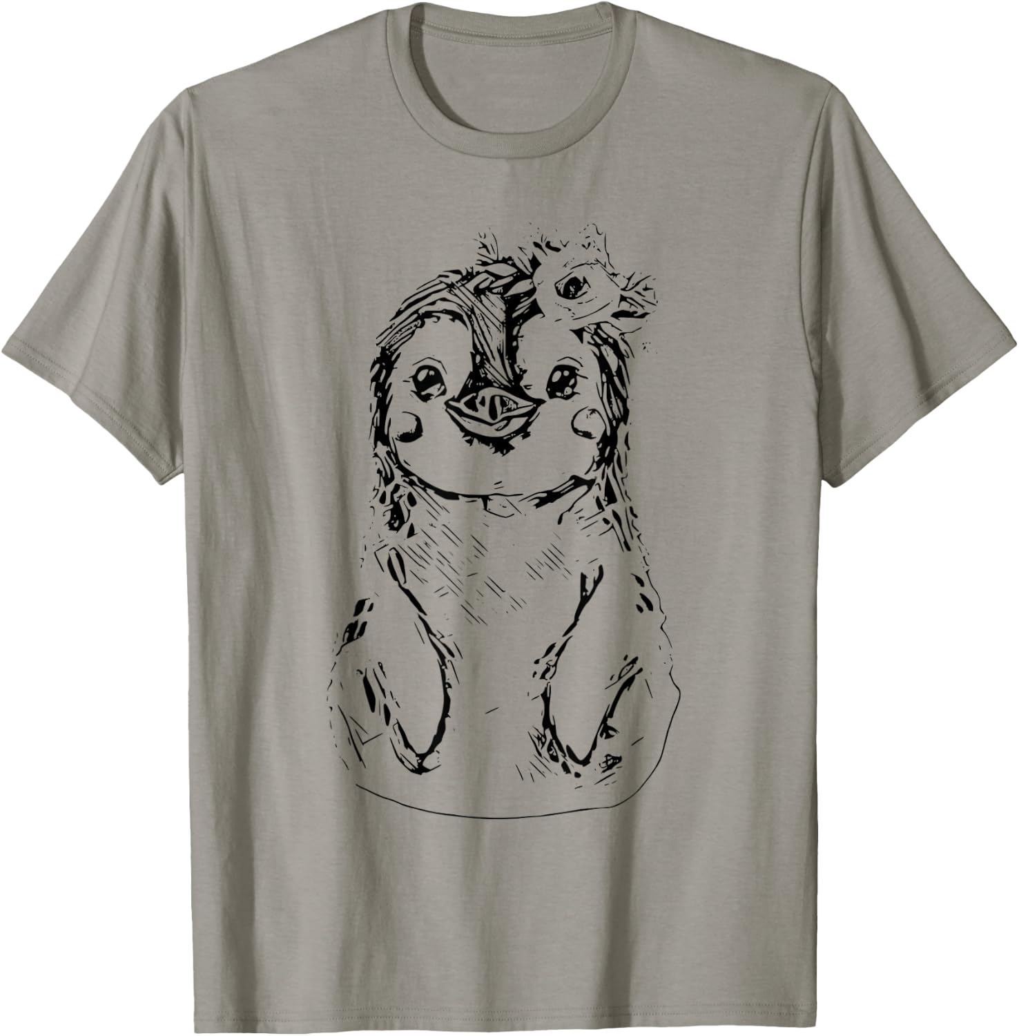 Penguin Antarctica Animals Motif flightless Bird Penguins T-Shirt - T-Shirt | Sand